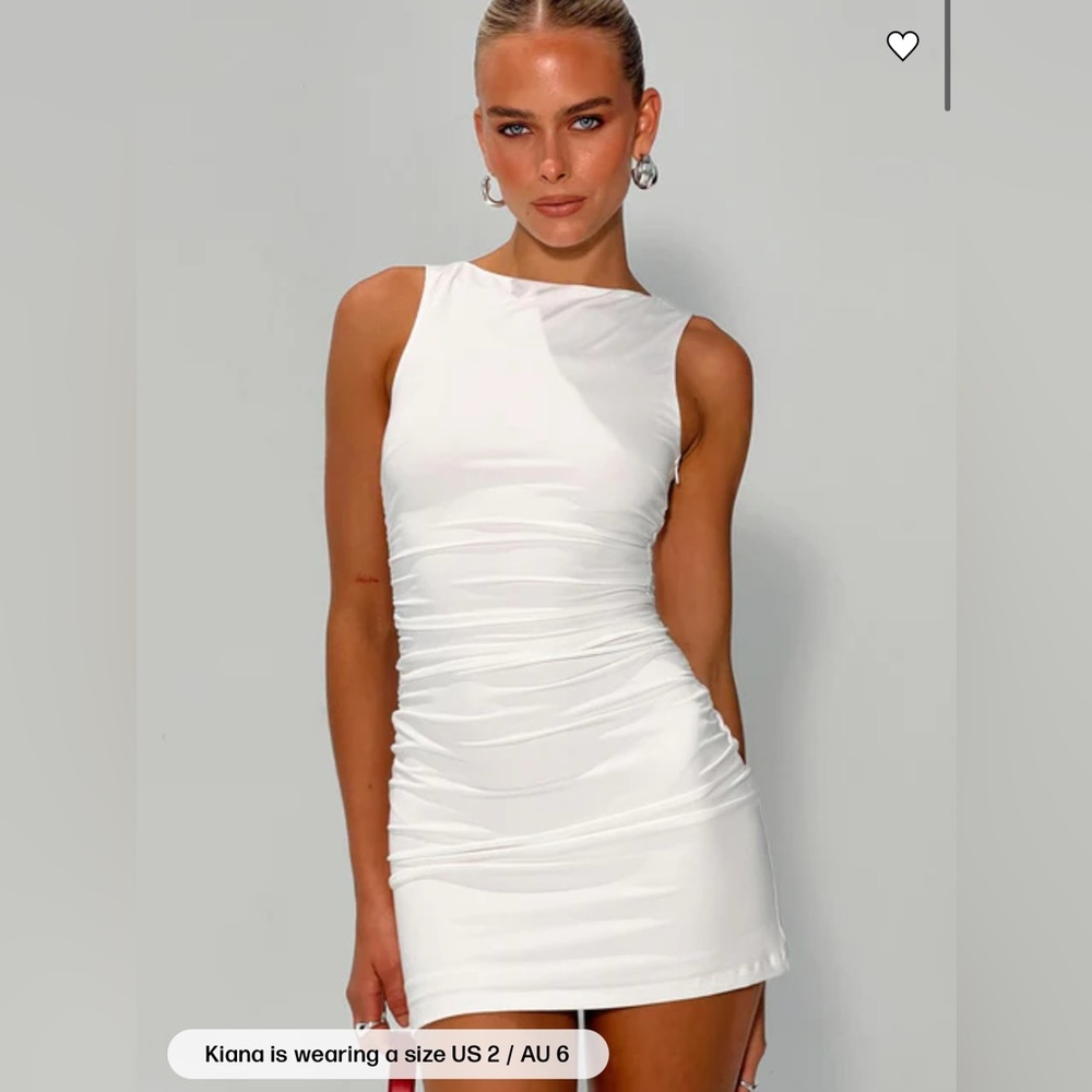 Princess Polly Eklund Mini Dress White